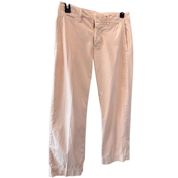 New FRAME Washed Nude Pink Cotton Le Tomboy Trousers Size 24 - Picture 5 of 8